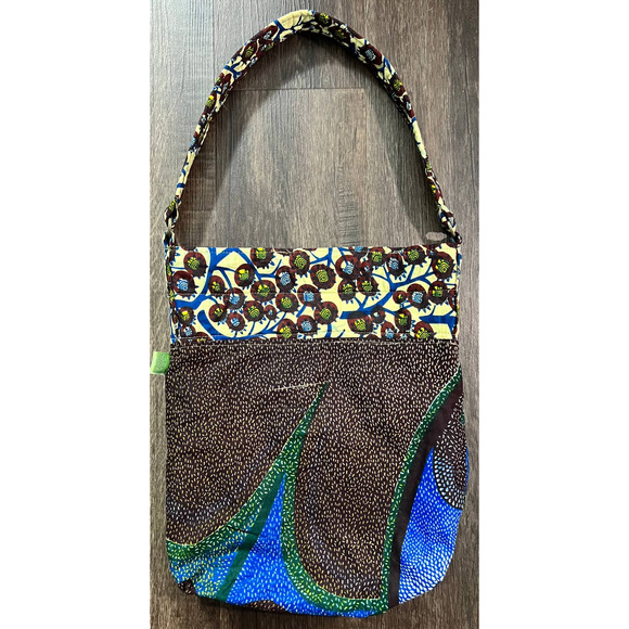 Timbali Crafts African Tribal Boho Purse Market Bag Handcrafted EUC - Picture 2 of 5